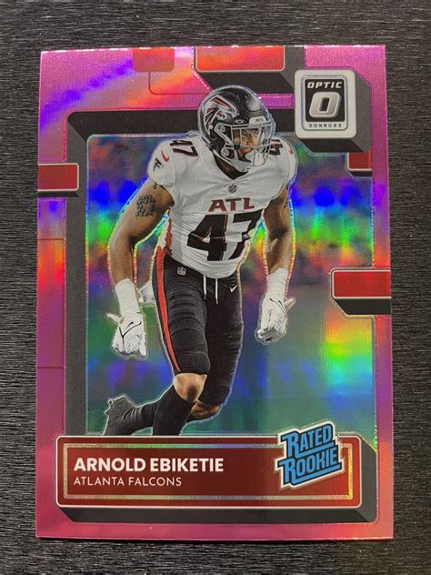 Arnold Ebiketie Donruss Optic Pink Prizm Rated Rookie Atlanta