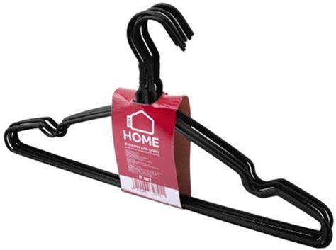 Набор вешалок для одежды Idea Home Black 39.4х21х0.3 см 8 шт (68038040 ...