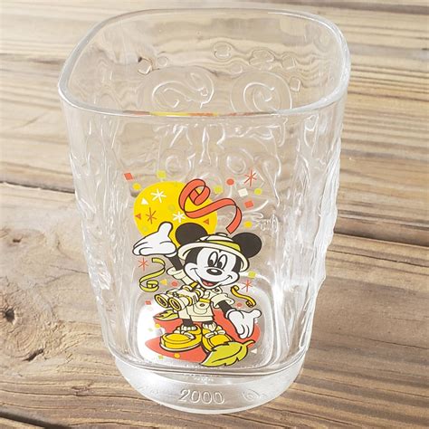 Mcdonald Disney Cup Set 4 Mickey Mouse Etsy