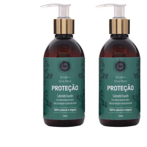 Kit Terra Dourada Sabonete Proteção 2 200ml