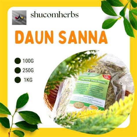 Daun Sanna Senna Teh Senna G Teh Sanna Cina Maki By Shucom Herbs