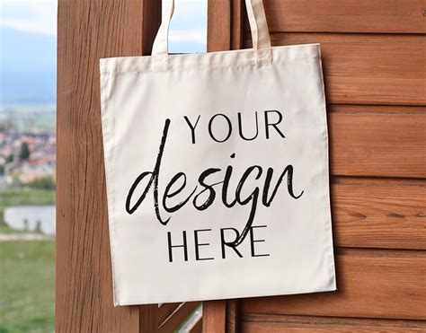 Tote Bag Mockup Natural Tote Bag Mocks Sublimation Tote Bag Mock Up