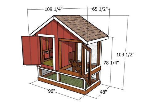 Chicken Coop Plans Dimensions Myoutdoorplans