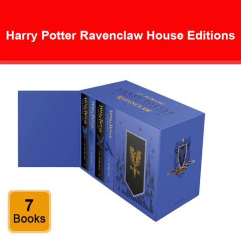 Harry Potter Ravenclaw House Editions 7 Books Hardback Box Set By J K