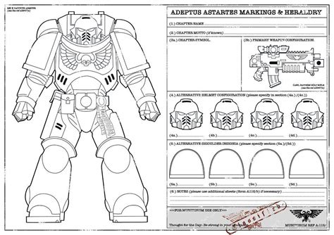 Warhammer 40k Space Marine Chapter Symbols