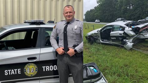 N C Trooper Returns To Work After Suffering Serious Injuries In Crash On Interstate