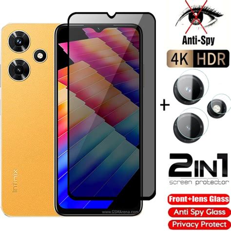 IN สำหรบ Infinix Hot i Hot Play NFC Hot i กระจกเทมเปอรสวนตวฟลมกนรอยปองกน