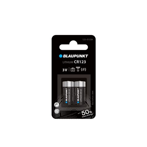 Blaupunkt Cylindrical Lithium CR123 Blaupunkt