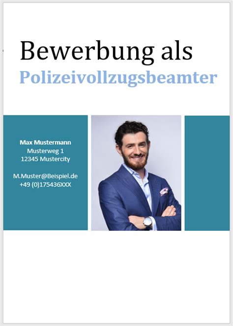 Bewerbung Polizei Nrw Muster