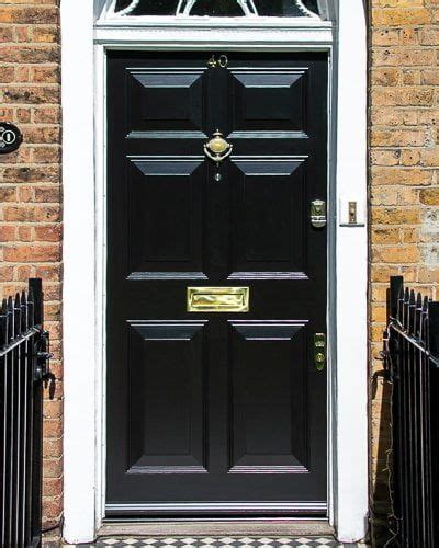 Edwardian Front Entrance Door With Curved Stained Glass Cotswood