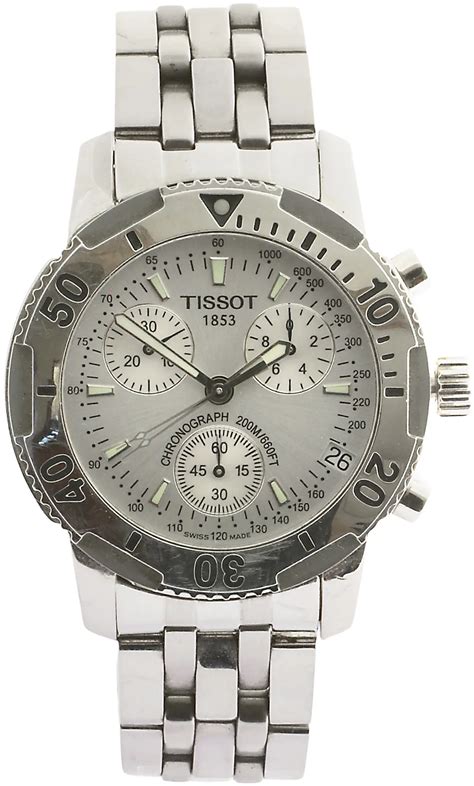 tissot  chronograph stainless steel silver dealer everywatch
