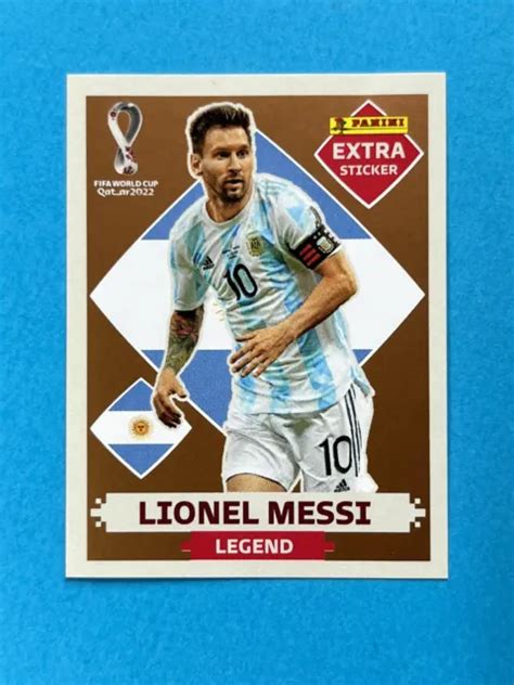 PANINI FIFA COUPE Du Monde 2022 Qatar LIONEL MESSI Autocollant