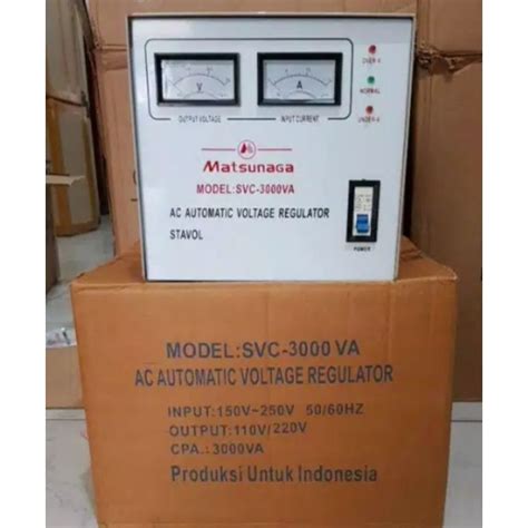 Jual Matsunaga Stabilizer Watt Servo Motor Stavol Kva Shopee