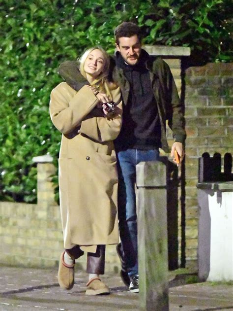 Sophie Turner and Her Boyfriend Peregrine Pearson in London 01/17/2024