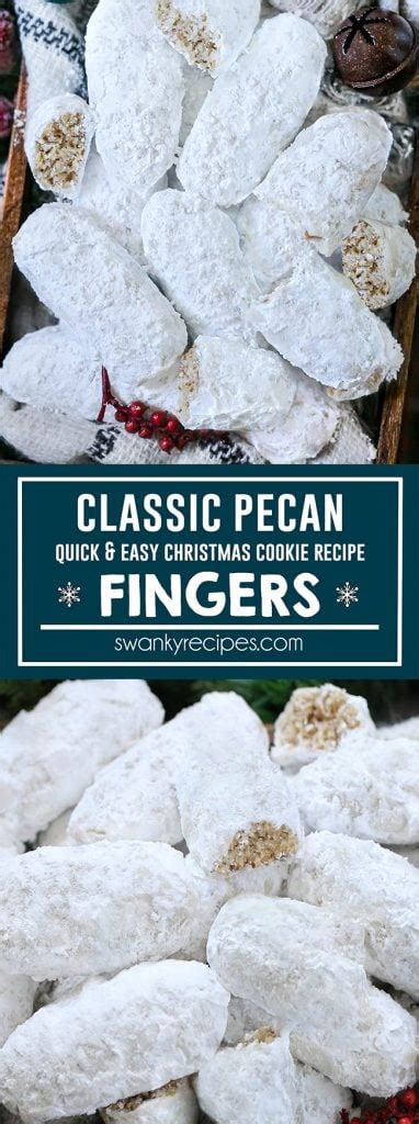 Pecan Finger Cookies Swanky Recipes