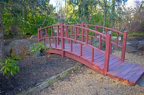 Scenic Bridge in Japanese Style Garden -09 Stock Image - Image of path ...