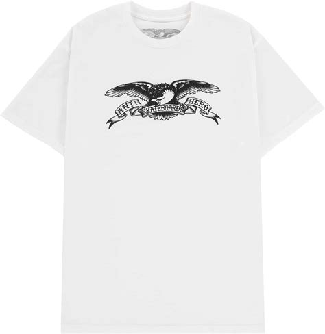 Anti Hero Basic Eagle T Shirt White Black Tactics