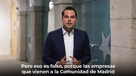 Vídeo Aguado defiende el modelo fiscal de Madrid