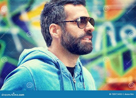 Stylish Guy Portrait Stock Image Image Of Outdoor Lifestyle 70971433