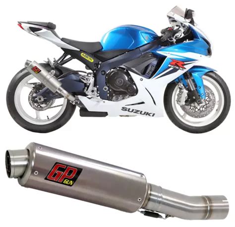 Pot D Echappement Homologue Gp Gun Arrow Acier Suzuki Gsx R