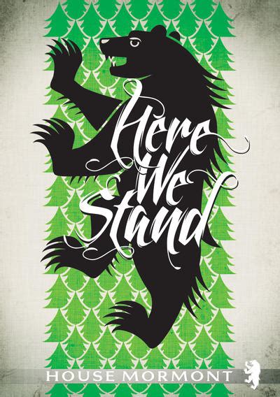 House Mormont Sigil Poster by P3RF3KT on DeviantArt