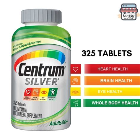 Centrum Silver Adults 50 Multivitamin 325 Tablets Lazada Ph