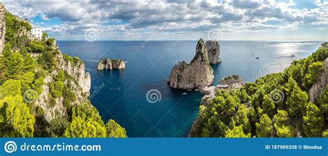 Capri Island In Italy Stock Photo Image Of Panorama 187909338