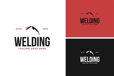 Welding Workshop Logo Design Illustration Template Idea 46964549 Vector