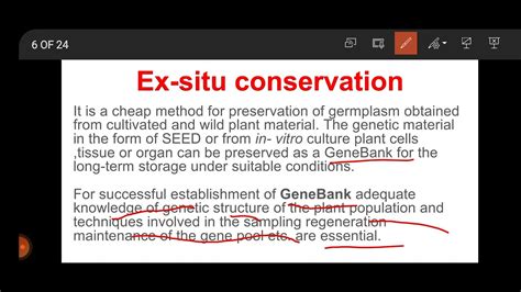 Tybsc Plant Biotechnology Germplasm Conservation Youtube