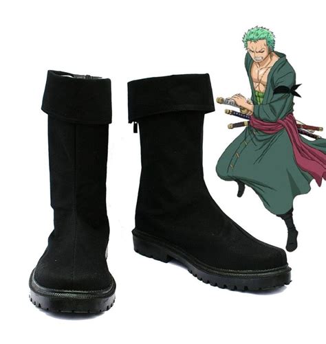 One Piece Anime Roronoa Zoro Cosplay Shoes Boots Custom Made Be