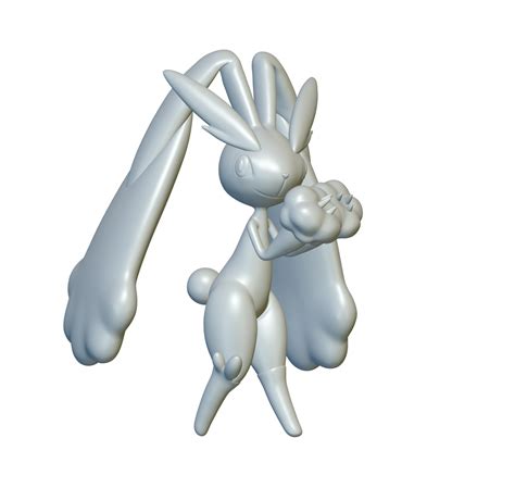 Stl File Pokemon Lopunny 428 Optimized For 3d Printing 🐉・3d Printing