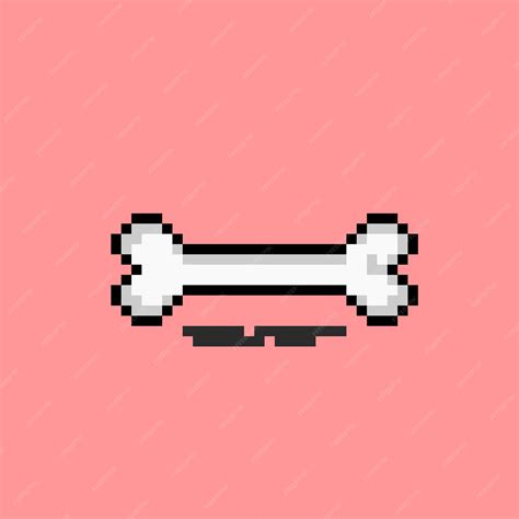 Minecraft Bone Pixel Art