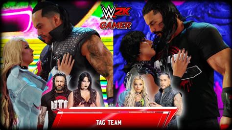 Roman Reigns Rhea Ripley Vs Liv Morgan Damian Priest Wwe Raw