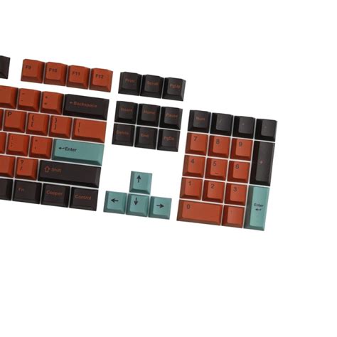 Gmk Clone Copper Keycaps Set Brown Orange Pbt Keysium