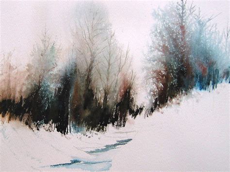 Snow Day Painting at PaintingValley.com | Explore collection of Snow ...