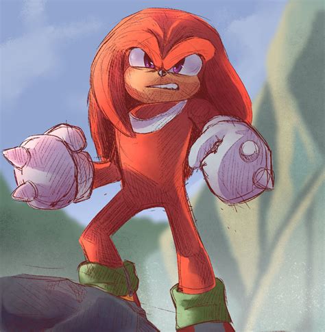 Knuckles The Echidna By Candycatstuffs On Deviantart