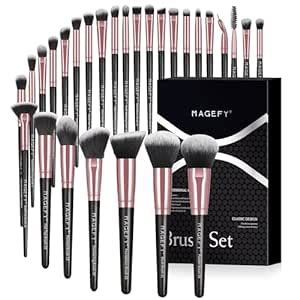 Make Up Pinsel Set MAGEFY Professionelles 28 Pcs Pinselset Makeup