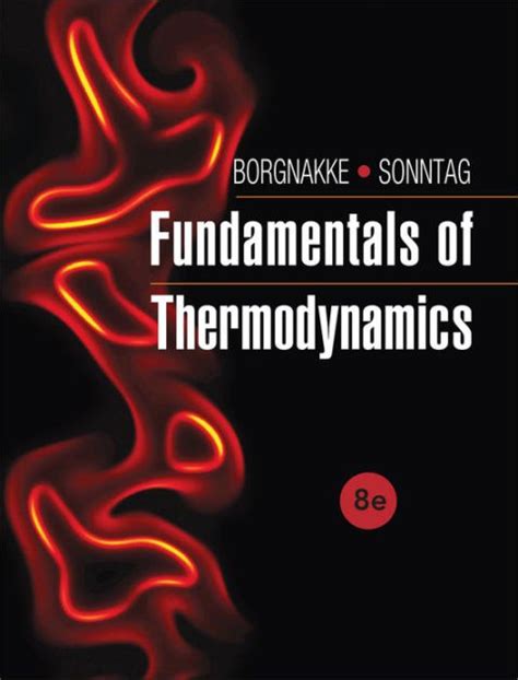 Fundamentals Of Thermodynamics Edition 8 By Claus Borgnakke Richard