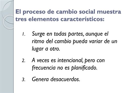 Los 5 Tipos De Cambio Social Y Sus Características 3c6