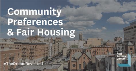 Community Preferences And Fair Housing NYU Furman Center