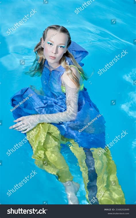 Beautiful Blonde Fashion Model Posing Bright Stock Photo 2168202849 Shutterstock