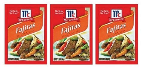 Mccormick Fajita Seasoning Mix 3 Packet Pack Shop Jadas