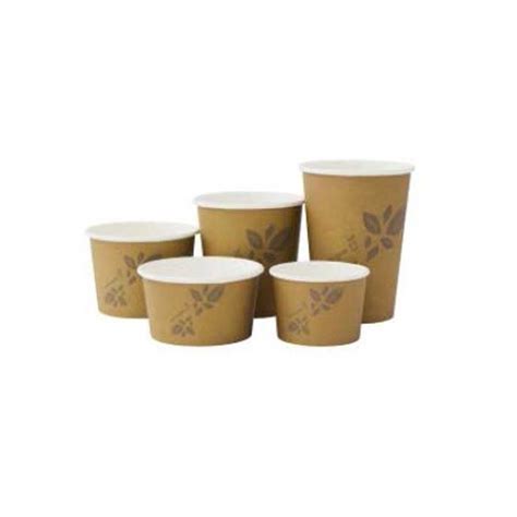 8oz Hot And Cold Paper Cup Made From Plants