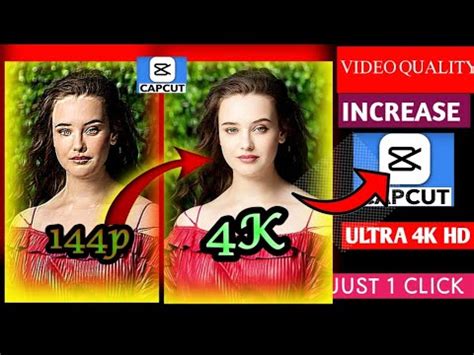 How To Convert Normal Video Clip To K In Easy Way Capcut K Quality