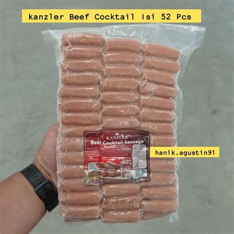 Jual Kanzler Sosis Beef Cocktail Kanzler Kg Shopee Indonesia