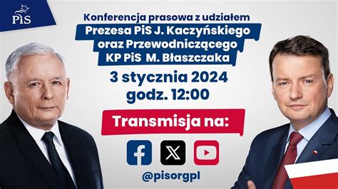 WARSZAWA Konferencja Prasowa PiS YouTube