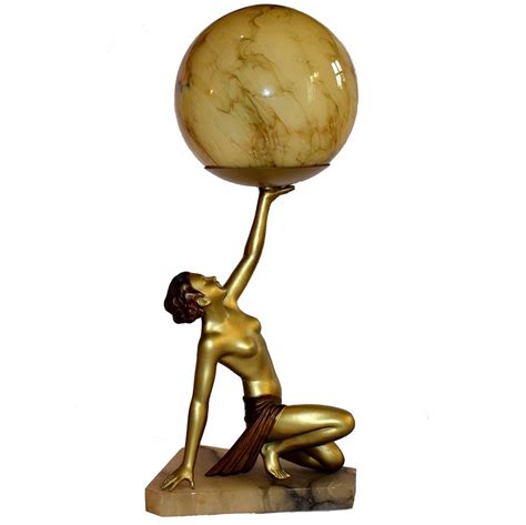 S Art Deco Nude Lady Lamp At StDibs