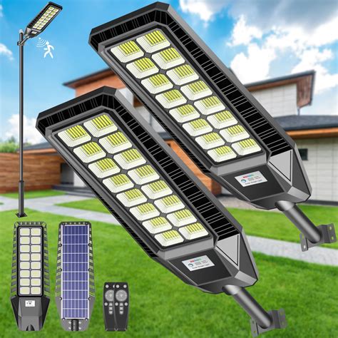 Solar Street Light W Solar Street Lights Outdoor Waterproof