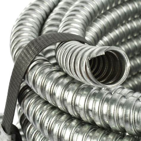 Tubo Conduit Flexible M X De Pulgada Plata The Home Depot