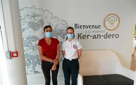 Une Plourinoise de 15 ans en service national universel à lEhpad Ker